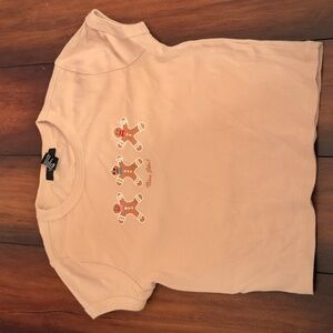 Forever 21 Gingerbread crop tee size small